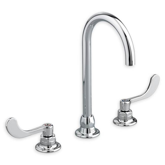 SPS Companies, Inc.American StandardMonterrey® 8-inch Widespread Gooseneck Faucet With Wrist Blade Handles 1.5 gpm/5.7 Lpm Laminar Flow in Spout Base