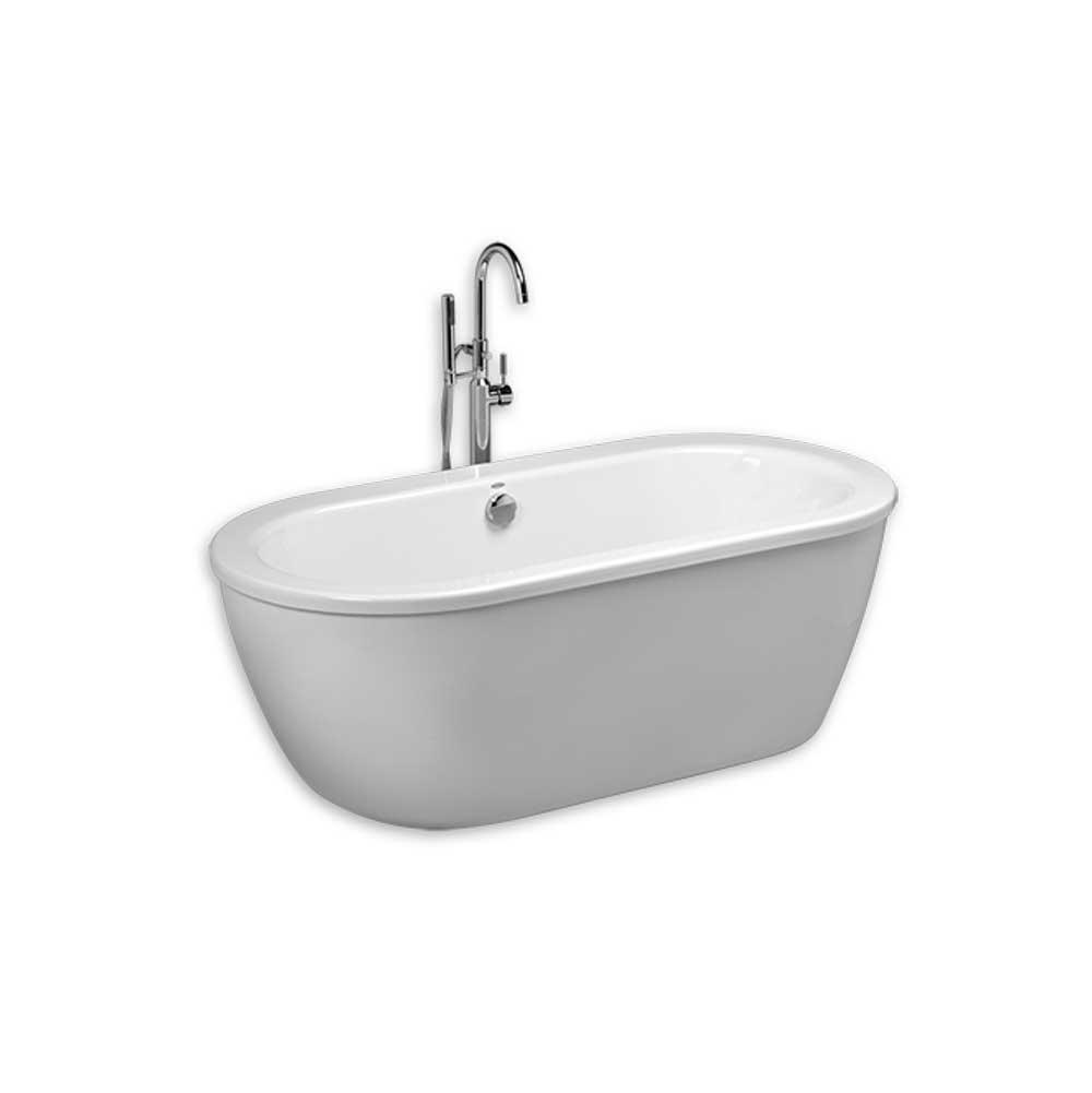 SPS Companies, Inc.American StandardCadet® 66 x 32-Inch Freestanding Bathtub With Polished Chrome Finish Filler and Drain Kit