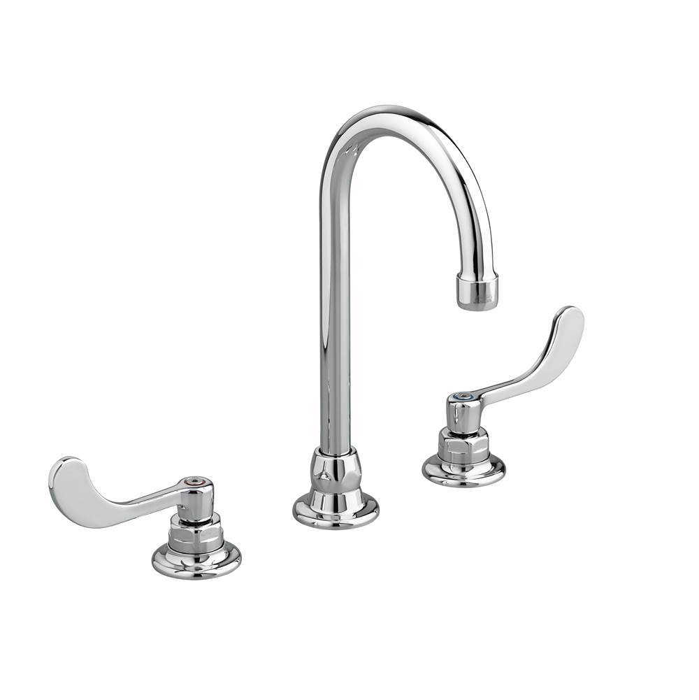 SPS Companies, Inc.American StandardMonterrey® 8-Inch Widespread Gooseneck Faucet With Wrist Blade Handles 0.5 gpm/1.9 Lpm With Flexible Underbody