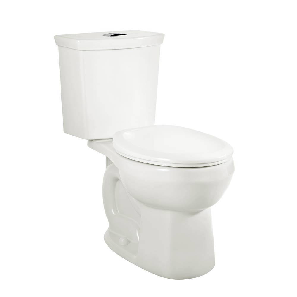 SPS Companies, Inc.American StandardH2Option® Two-Piece Dual Flush 1.28 gpf/4.8 Lpf and 0.92 gpf/3.5 Lpf Standard Height Elongated Toilet With Liner Less Seat