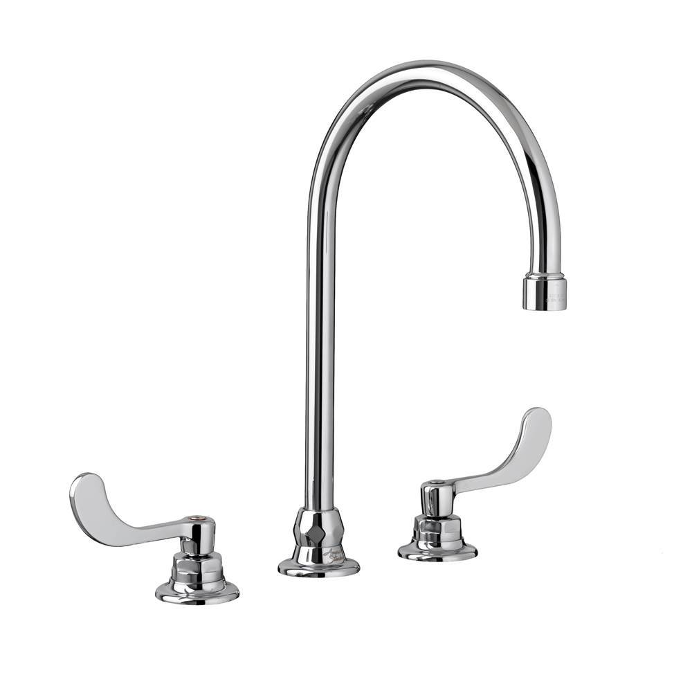 SPS Companies, Inc.American StandardMonterrey® 8-Inch Widespread 8-inch Reach Gooseneck Faucet With Wrist Blade Handles 0.5 gpm/1.9 Lpm With Flexible Underbody