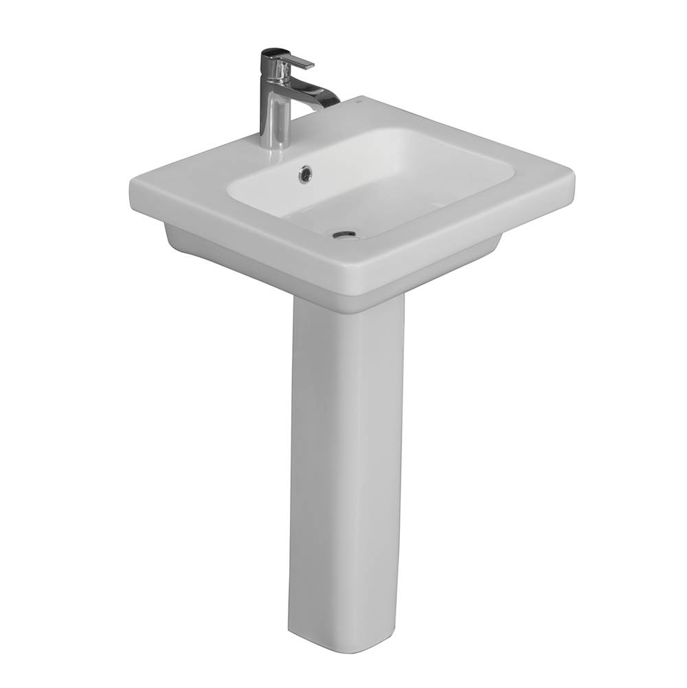 Barclay Complete Pedestal Bathroom Sinks item 3-1081WH