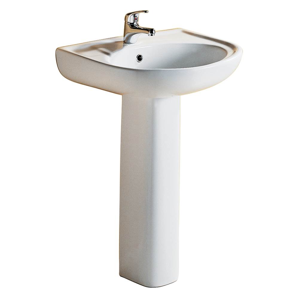Barclay Complete Pedestal Bathroom Sinks item 3-161WH