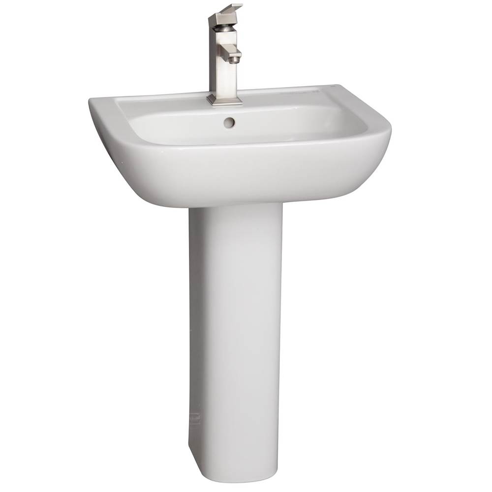 Barclay Complete Pedestal Bathroom Sinks item 3-2001WH