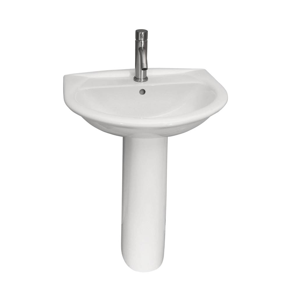 Barclay Complete Pedestal Bathroom Sinks item 3-291WH