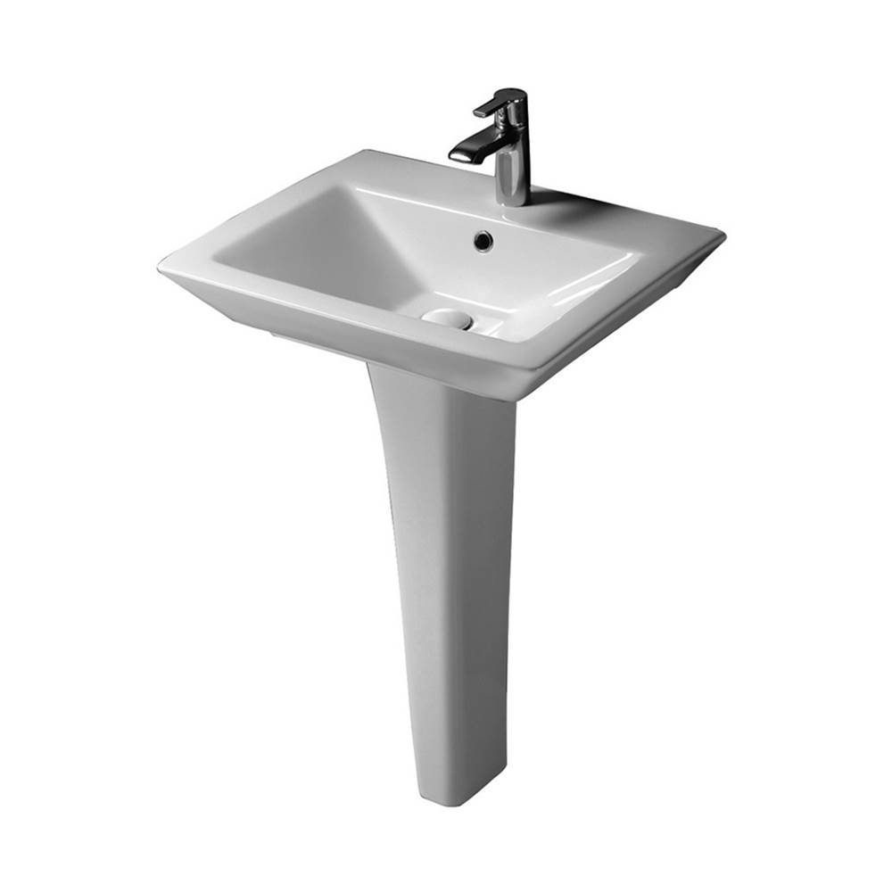 Barclay Complete Pedestal Bathroom Sinks item B/3-361WH