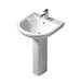 Barclay - 3-428WH - Complete Pedestal Bathroom Sinks