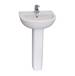 Barclay - 3-544WH - Complete Pedestal Bathroom Sinks