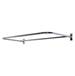 Barclay - 4145-48-CP - Shower Curtain Rods Shower Accessories