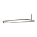 Barclay - 4150-48-SN - Shower Curtain Rods Shower Accessories