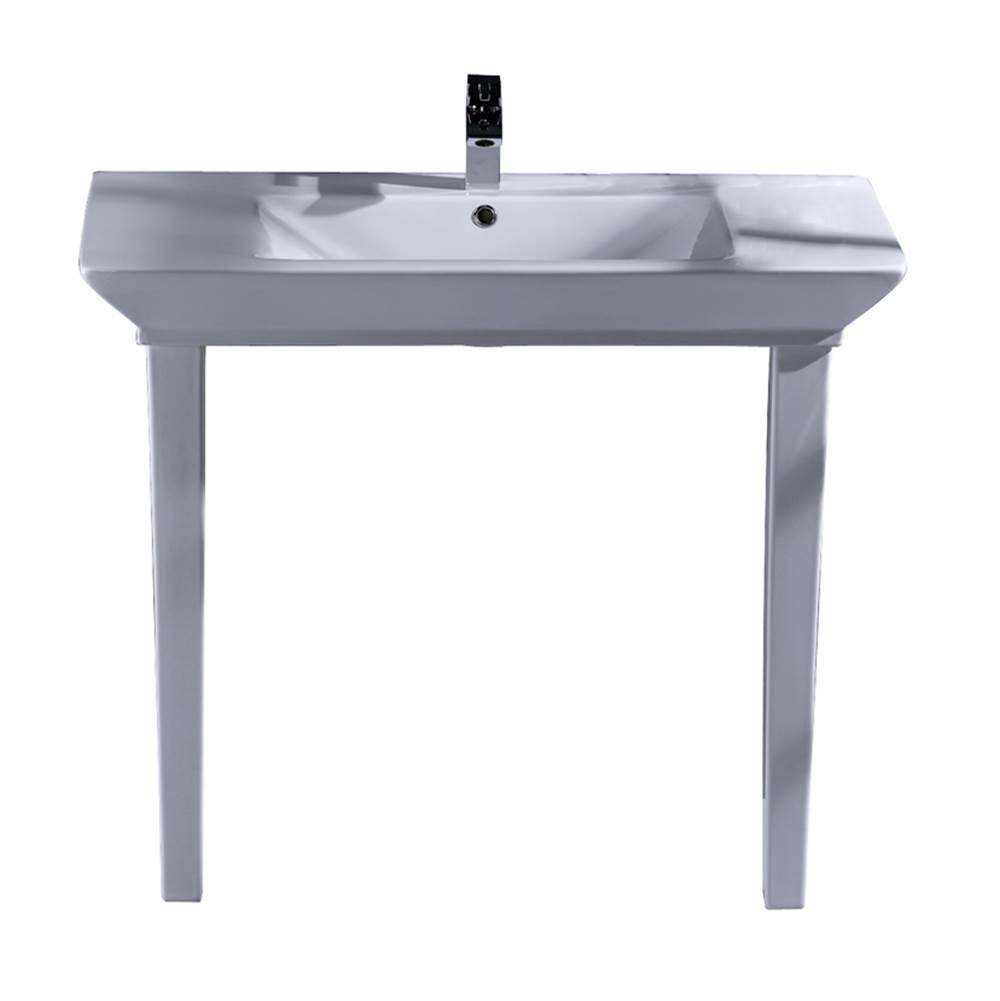 Barclay Lavatory Console Bathroom Sinks item 963WH