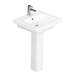 Barclay - 3-1064WH - Complete Pedestal Bathroom Sinks