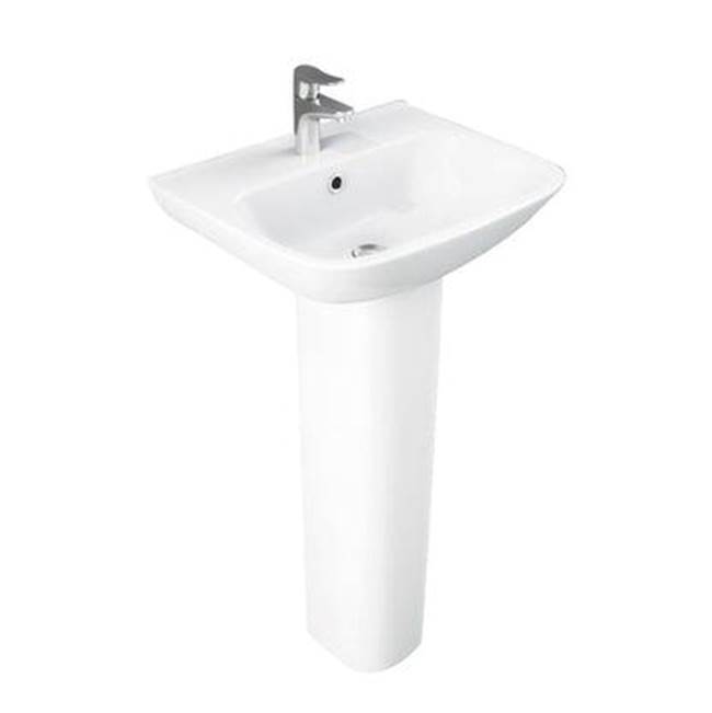 Barclay Complete Pedestal Bathroom Sinks item 3-1104WH