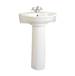 Barclay - 3-228WH - Complete Pedestal Bathroom Sinks