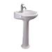 Barclay - 3-3041WH - Complete Pedestal Bathroom Sinks
