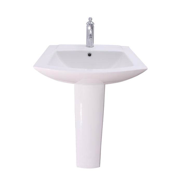 Barclay Complete Pedestal Bathroom Sinks item 3-464WH
