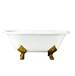 Barclay - CTDRN61LP-WH-WH - Clawfoot Soaking Tubs