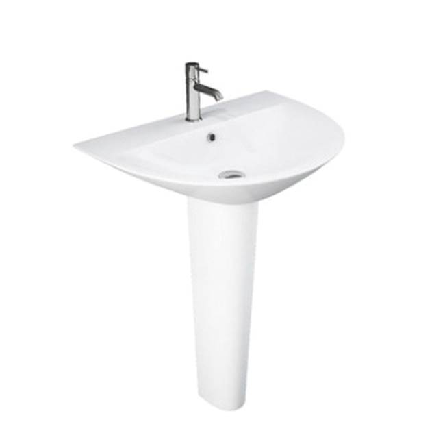 Barclay Complete Pedestal Bathroom Sinks item 3-1248WH