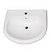 Barclay - B/3-181WH - Complete Pedestal Bathroom Sinks