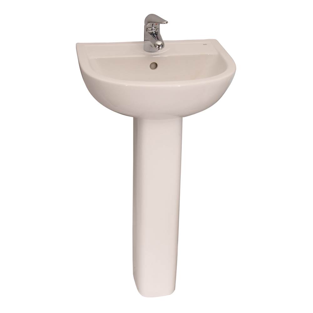 Barclay Pedestal Only Pedestal Bathroom Sinks item C/3-530WH