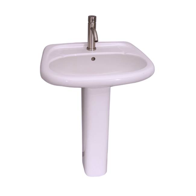 Barclay Pedestal Only Pedestal Bathroom Sinks item C/3-250WH