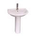 Barclay - 3-351WH - Complete Pedestal Bathroom Sinks