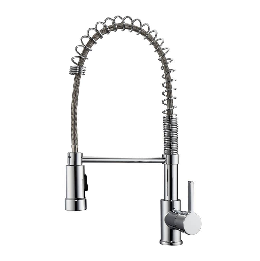 SPS Companies, Inc.BarclayNueva Kitchen Faucet,Pull-outSpray, Metal Lever Handles,CP