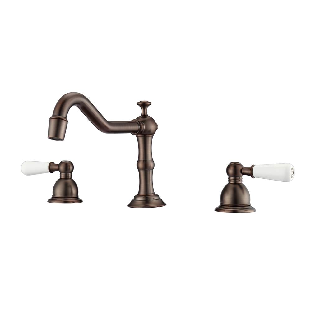 SPS Companies, Inc.BarclayRoma 8''cc Lav Faucet, withHoses,Porcelain Lever Hdls,ORB