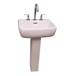 Barclay - B/3-941WH - Complete Pedestal Bathroom Sinks