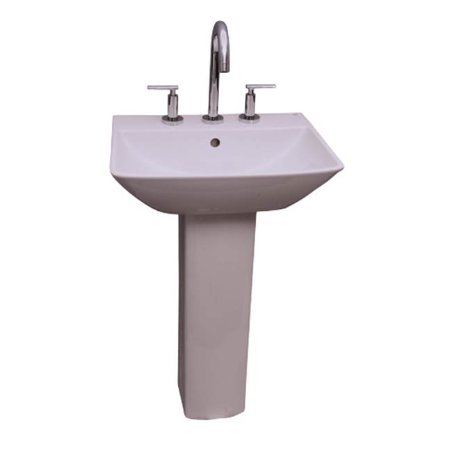 Barclay Complete Pedestal Bathroom Sinks item 3-764WH