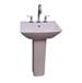 Barclay - B/3-761WH - Complete Pedestal Bathroom Sinks