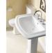 Barclay - 3-394WH - Complete Pedestal Bathroom Sinks