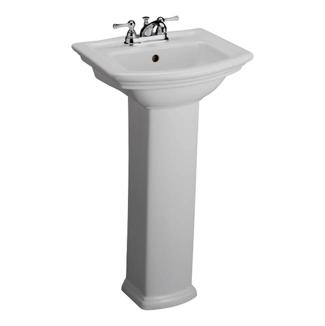 Barclay Complete Pedestal Bathroom Sinks item 3-384WH