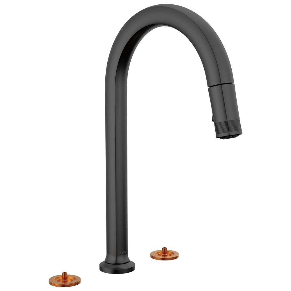 SPS Companies, Inc.BrizoKintsu® Widespread Pull-Down Faucet with Arc Spout - Less Handles