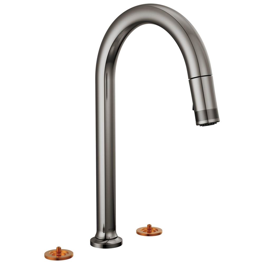 SPS Companies, Inc.BrizoKintsu® Widespread Pull-Down Faucet with Arc Spout - Less Handles