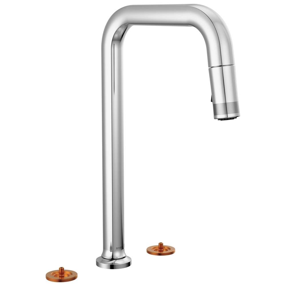 SPS Companies, Inc.BrizoKintsu® Widespread Pull-Down Faucet with Square Spout - Less Handles