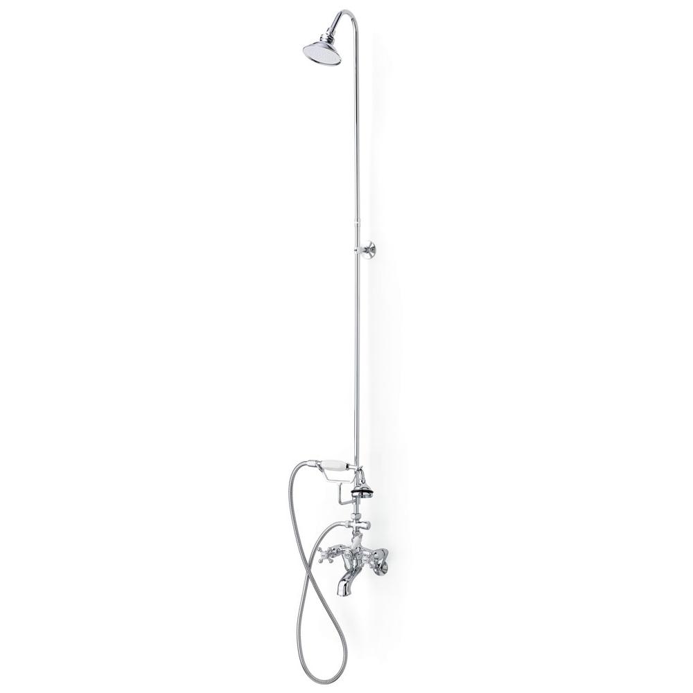 SPS Companies, Inc.Cheviot Products5100 SERIES Tub Filler with Hand Shower and Overhead Shower - Cross Handles