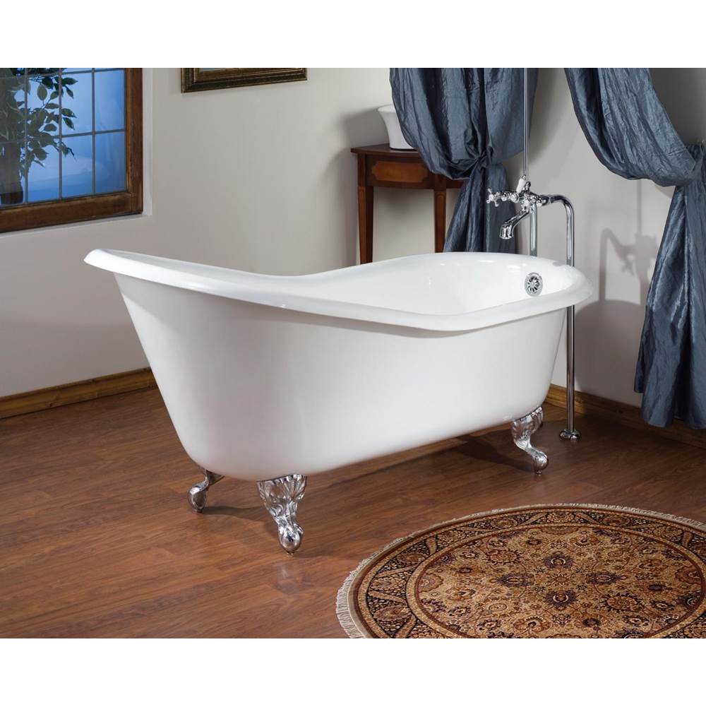 SPS Companies, Inc.Cheviot Products5100 SERIES Extra-Tall Free-Standing Tub Filler with Stop Valves - Lever Handles - Porcelain Accents