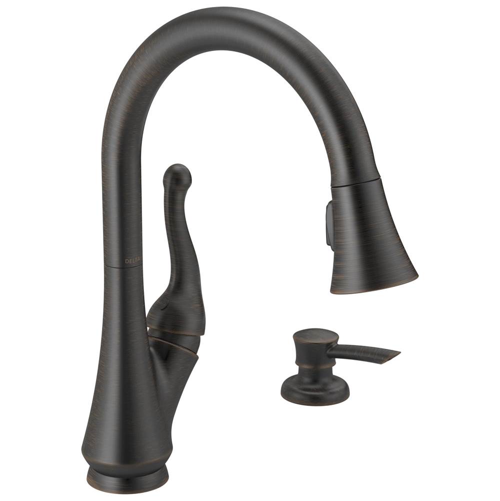 SPS Companies, Inc.Delta FaucetTalbott™ Single Handle Pull-Down Kitchen Faucet with Soap Dispenser
