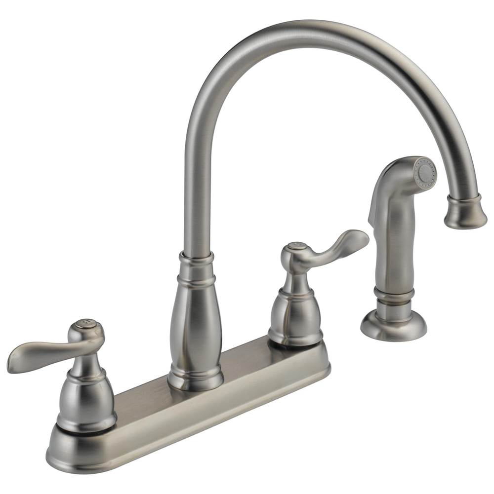Delta Faucet Deck Mount Kitchen Faucets item 21996LF-SS
