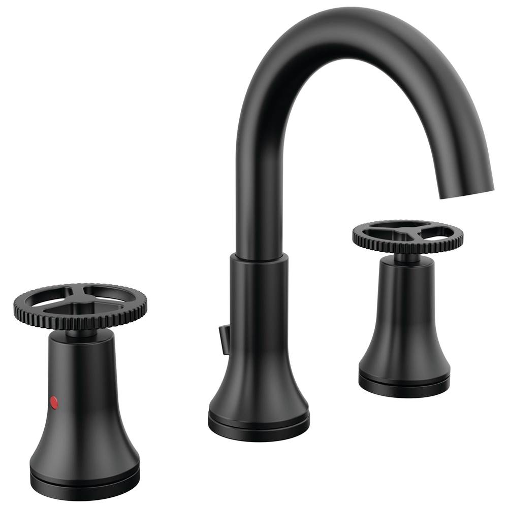 Delta Faucet Widespread Bathroom Sink Faucets item 3558-BLMPU-DST