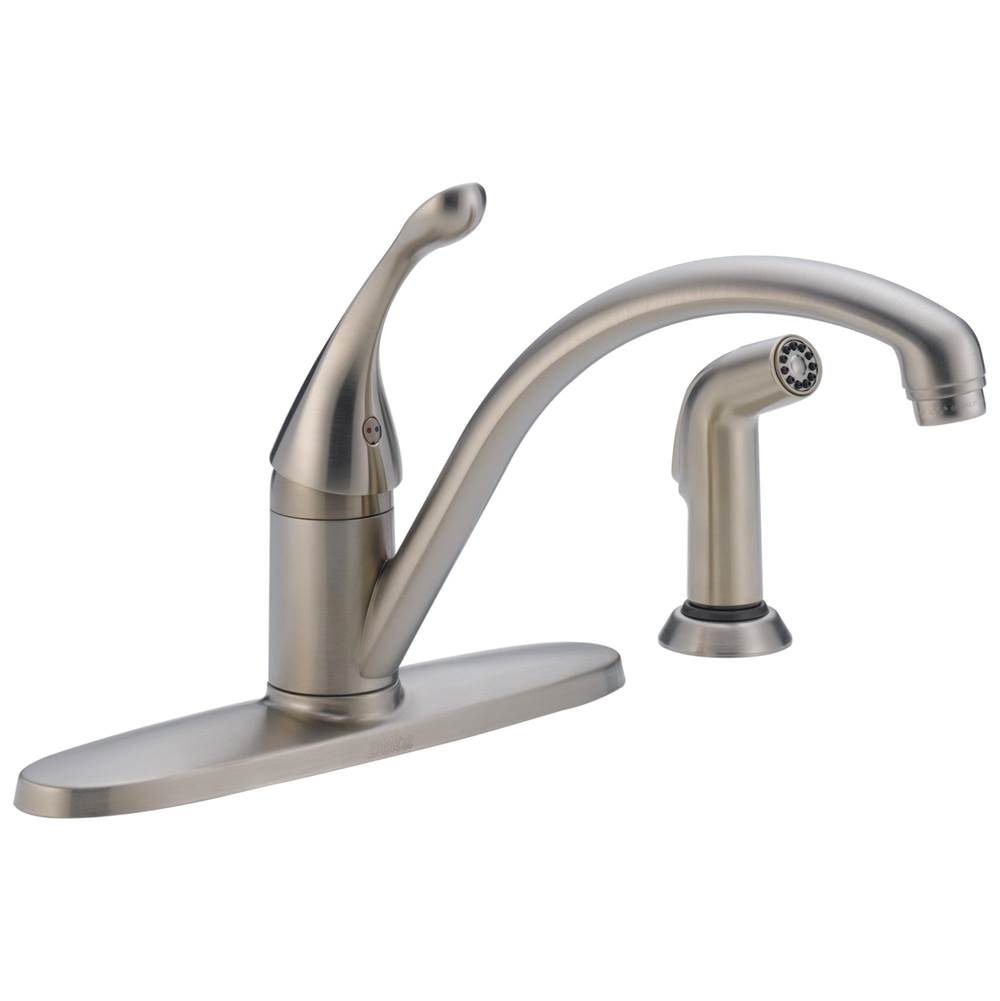 Delta Faucet Deck Mount Kitchen Faucets item 440-SS-DST