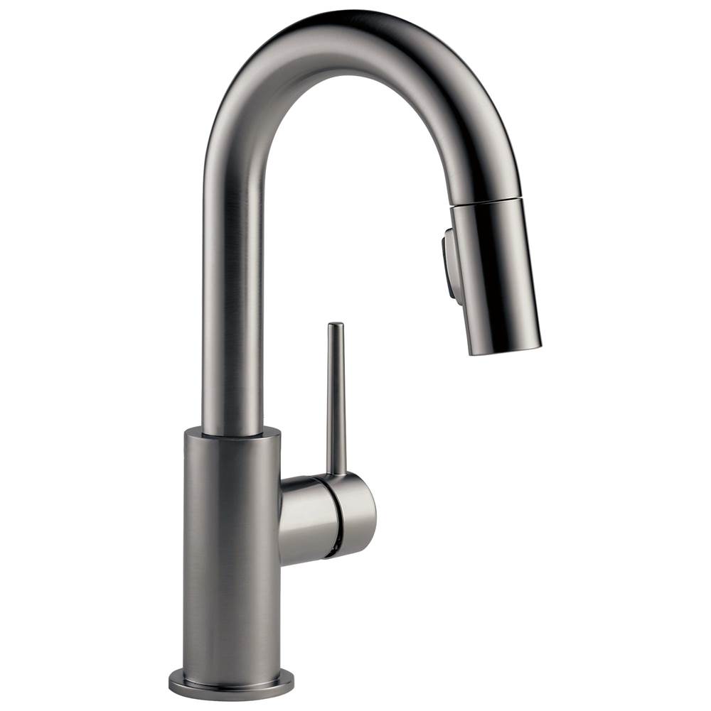 SPS Companies, Inc.Delta FaucetTrinsic® Single Handle Pull-Down Bar/Prep Kitchen Limited Swivel
