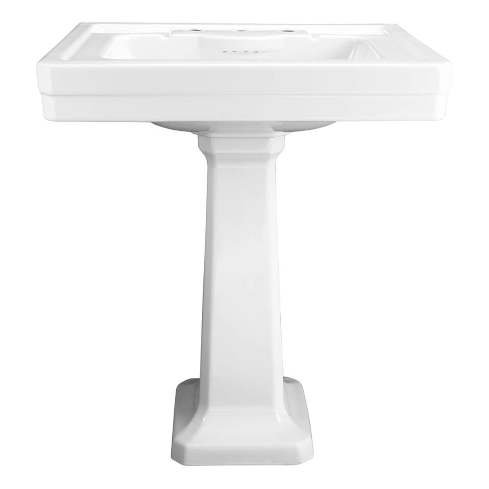 SPS Companies, Inc.DXVFitzgerald® Pedestal Sink Top, 3-Hole with Pedestal Leg