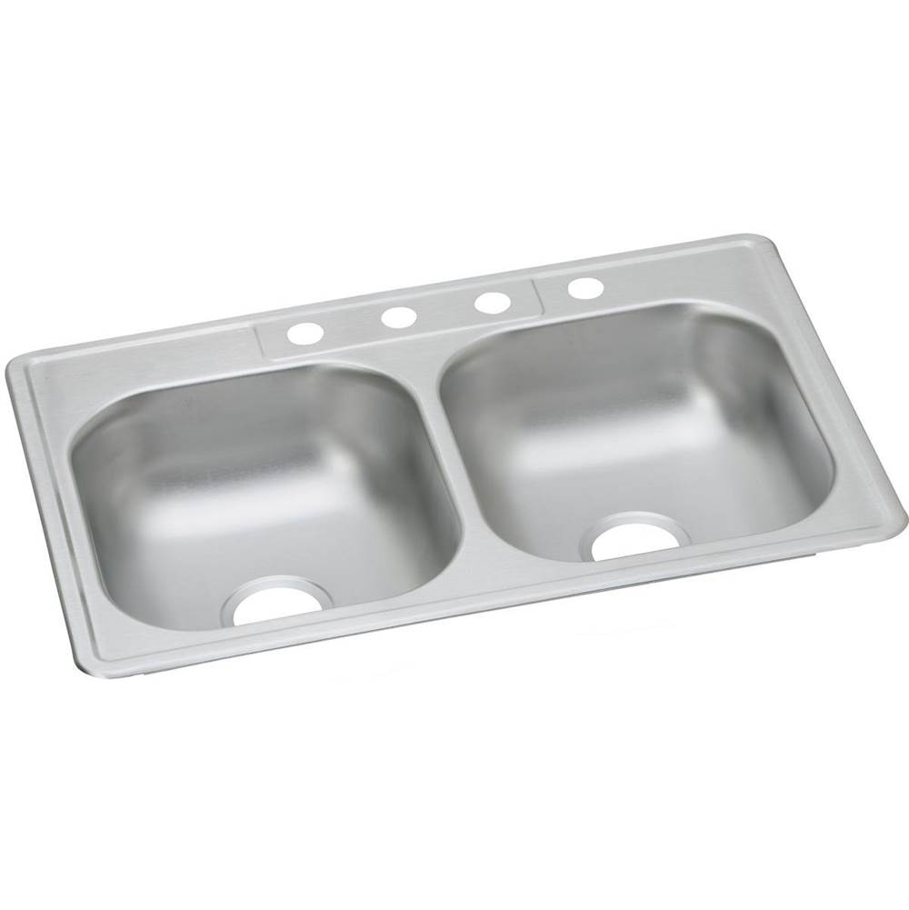 Elkay Drop In Double Bowl Sink Kitchen Sinks item D233212