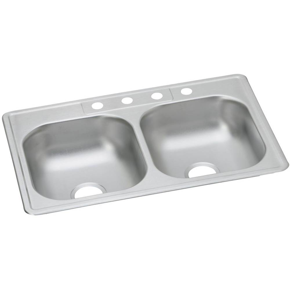 Elkay Drop In Double Bowl Sink Kitchen Sinks item D233220