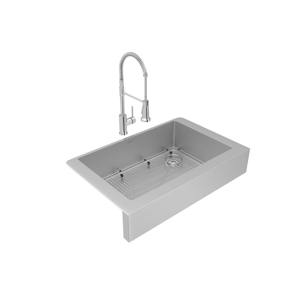 Elkay Farmhouse Kitchen Sink And Faucet Combos item ECTRUF30179RFBC