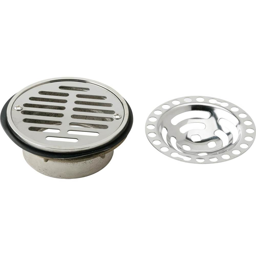 SPS Companies, Inc.ElkayDrain Fitting 5-1/2'' Stainless Steel Dome / Flat Grid Strainer