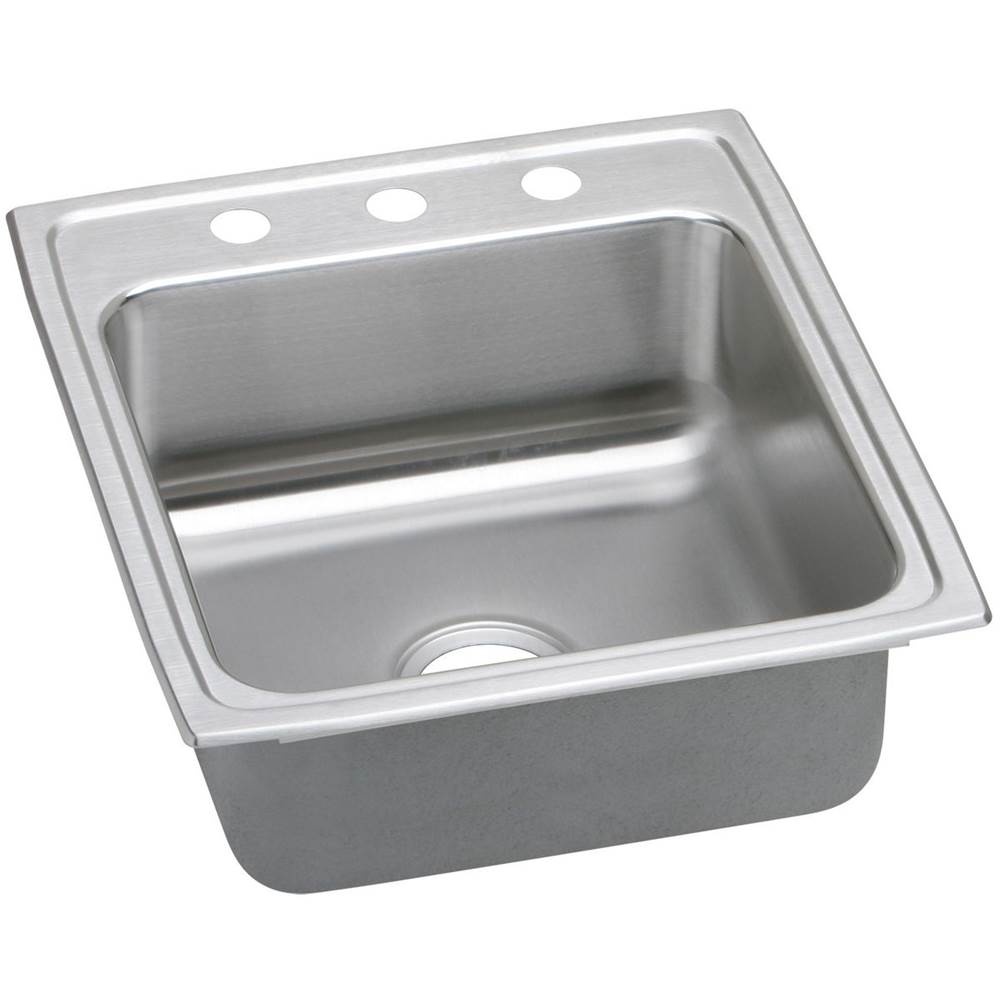 SPS Companies, Inc.ElkayLustertone Classic Stainless Steel 19-1/2'' x 22'' x 7-5/8'', Single Bowl Drop-in Sink with Quick-clip