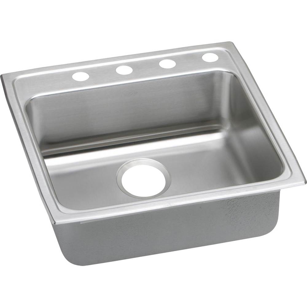 SPS Companies, Inc.ElkayLustertone Classic Stainless Steel 22'' x 22'' x 5'', 2-Hole Single Bowl Drop-in ADA Sink with Quick-clip